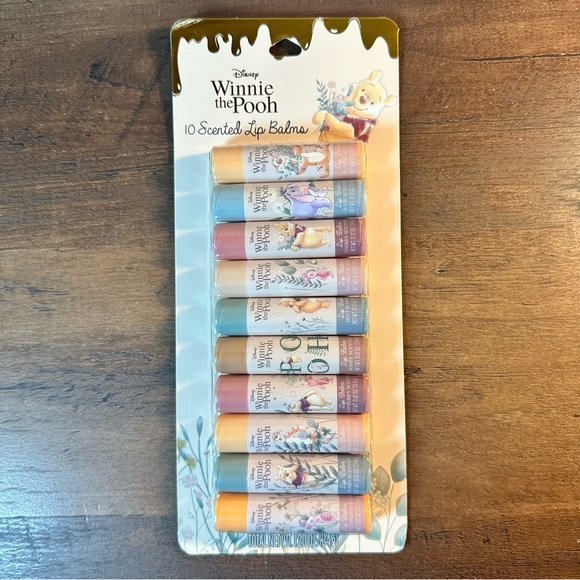 Disney Other - Disney Winnie the Pooh 10 pc Scented Lip Balm Set